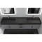 Castello Usa Amazon 84-inch Gray Vanity Set with Black Top and Brushed Nickel Handles CB-MC-84G-BN-2056-BL - alternate 7